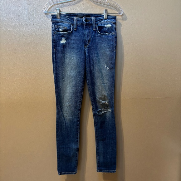 Joe’s Jeans The High Water Erina Distressed Skinny Denim Size 25 - Picture 1 of 12